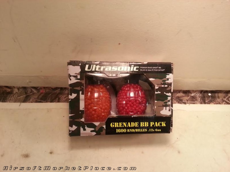 Ultrasonic 1600rd grenade pack