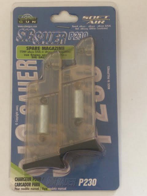 SIG SAUER P230 SPARE MAGAZINES