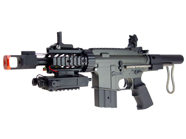 JG M4 CQB AEG w/10.8v PEQ Box Metal Gear Box