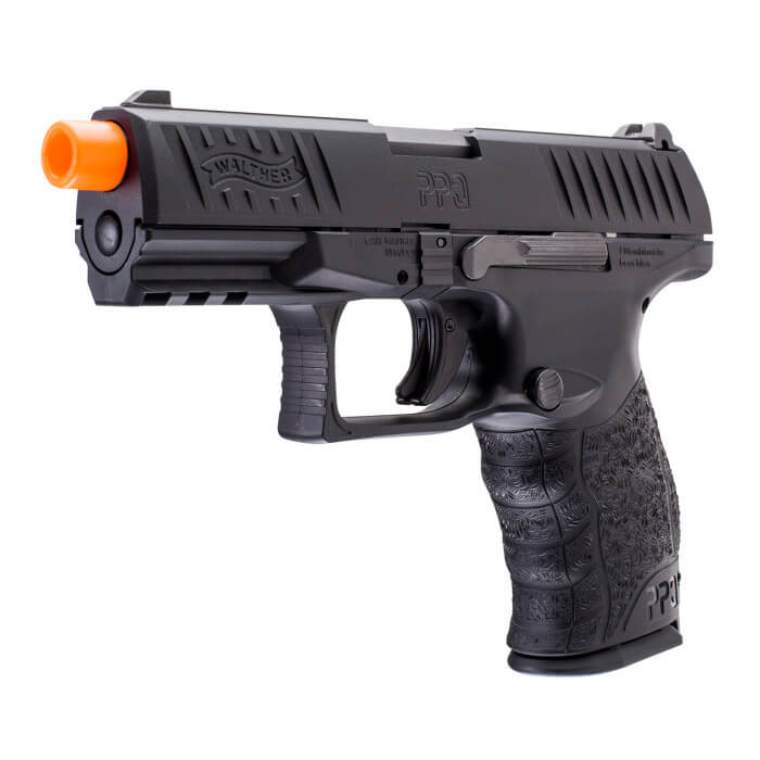 WALTHER PPQ GBB 6mm Black Airsoft Pistol : Elite Force 