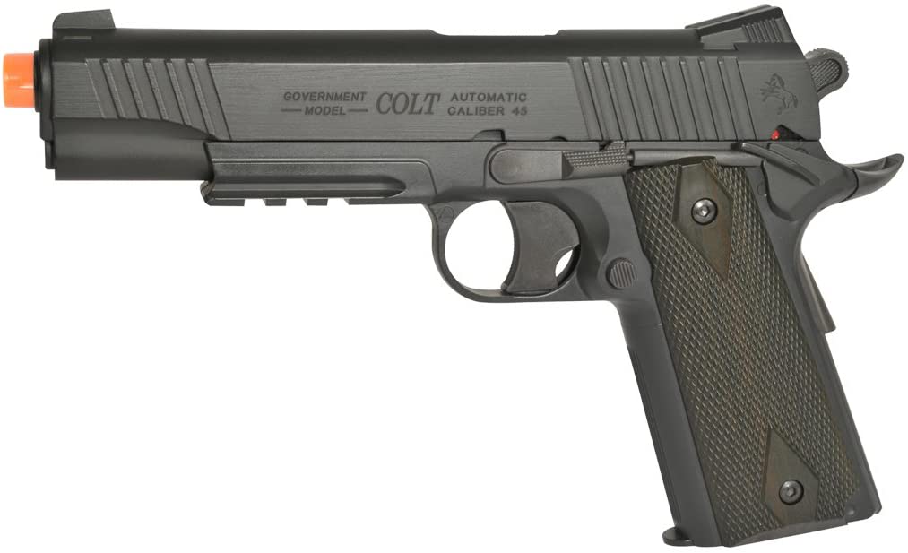 COLT 1911 CO2 RAIL GUN AIRSOFT PISTOL