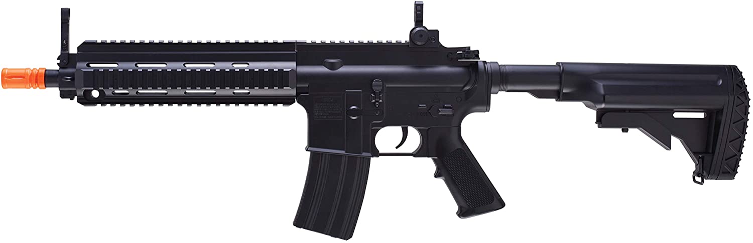 HK Heckler & Koch HK416 AEG 6mm BB Rifle Airsoft Gun, Black