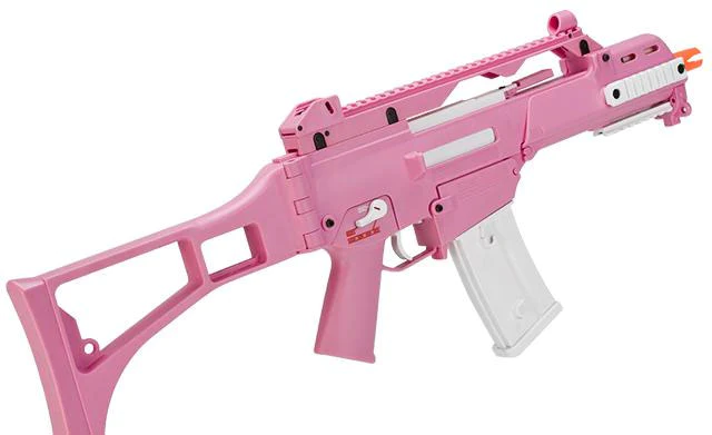 H&K G36C Pink Full Size Metal Gearbox Airsoft AEG