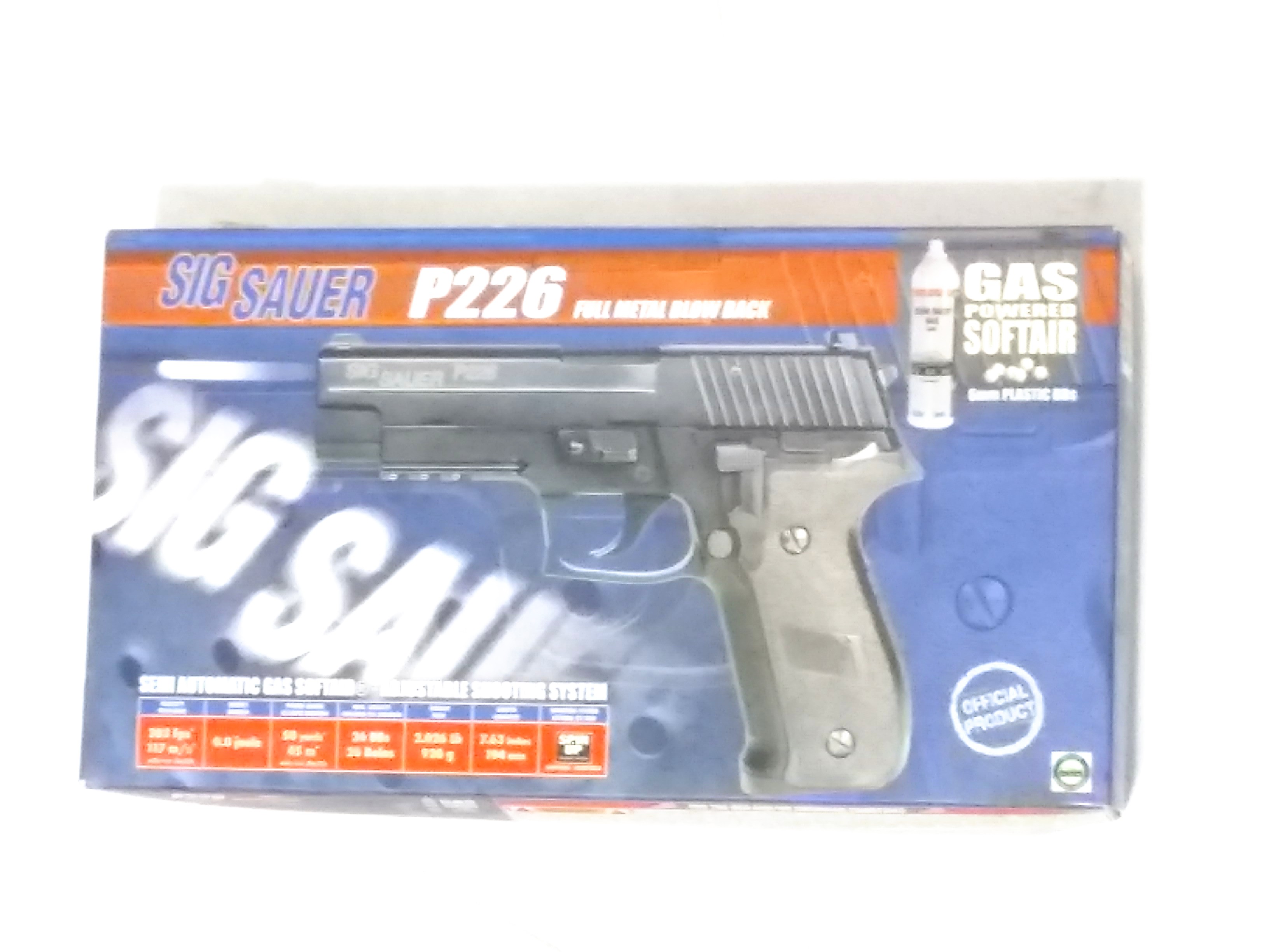 SIG SAUER P226 GAS BLOW BACK PISTOL