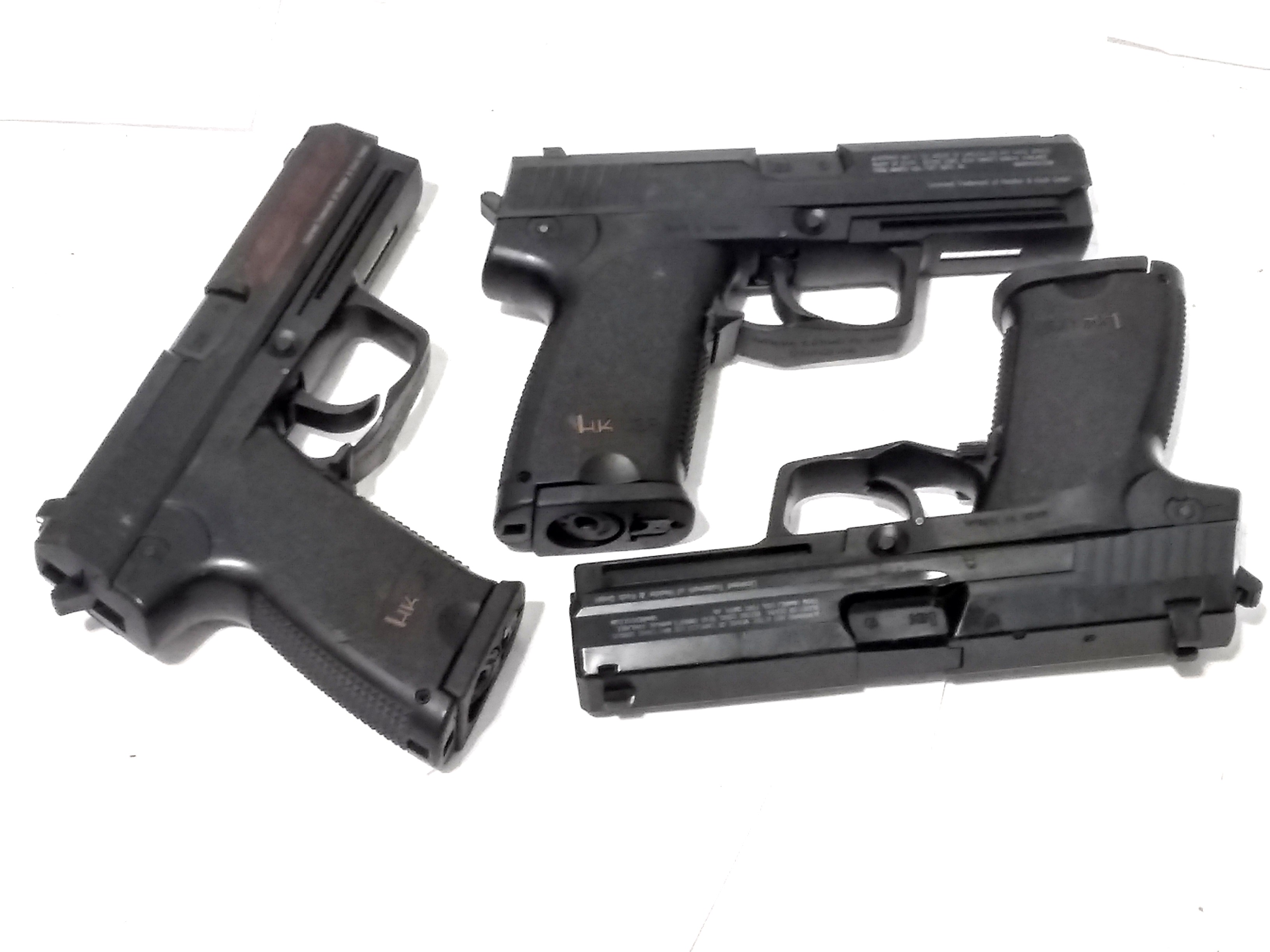3 HK USP 4.5mm BB GUNS FOR REPAIR