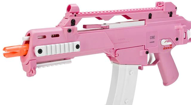 H&K G36C Pink Full Size Metal Gearbox Airsoft AEG